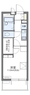 レオパレスおおさか御崎II【3階】の間取り