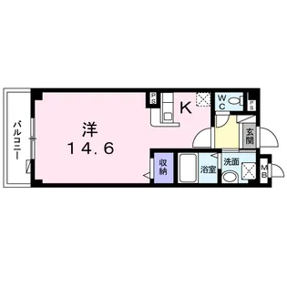 フェニックス赤松【1階】の間取り