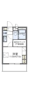 レオパレスWIN【202号室】の間取り