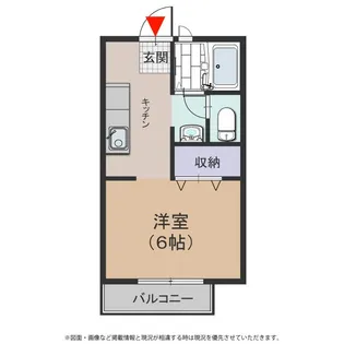 サングリーン住之江【202号室号室】の間取り