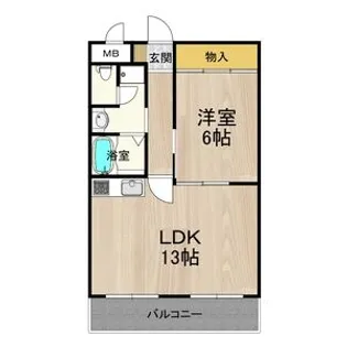 大正メゾン【3階】の間取り