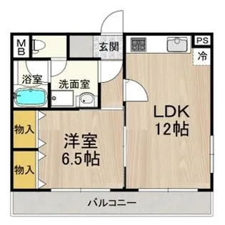 大正メゾン【3階】の間取り