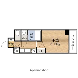 大阪府大阪市浪速区日本橋4丁目【マンション】の間取り