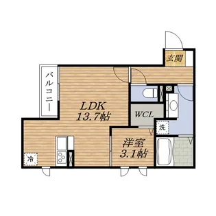 クオーレ【2階】の間取り