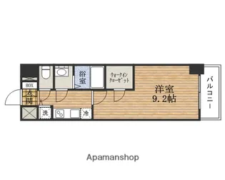 大阪府大阪市西区江戸堀3丁目【マンション】の間取り