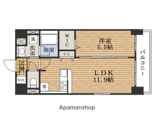 大阪府大阪市浪速区桜川4丁目【マンション】の間取り