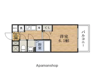 大阪府大阪市西区九条南2丁目【マンション】の間取り