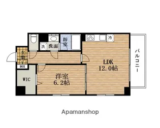 大阪府大阪市西区新町4丁目【マンション】の間取り