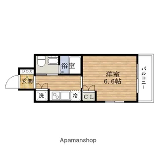大阪府大阪市西区南堀江4丁目【マンション】の間取り
