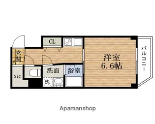 大阪府大阪市港区波除3丁目【マンション】の間取り
