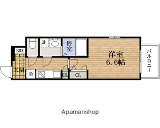 大阪府大阪市西区新町2丁目【マンション】の間取り