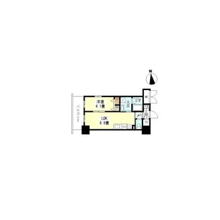 CASA京橋【0402号室】の間取り