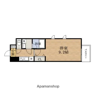 大阪府大阪市西区京町堀1丁目【マンション】の間取り
