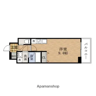 大阪府大阪市西区京町堀1丁目【マンション】の間取り