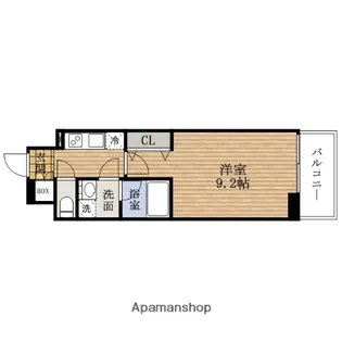大阪府大阪市西区京町堀1丁目【マンション】の間取り