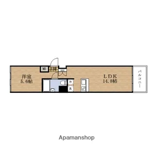大阪府大阪市西区京町堀2丁目【マンション】の間取り