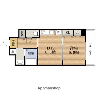 大阪府大阪市西区本田2丁目【マンション】の間取り