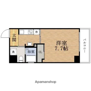 大阪府大阪市西区本田2丁目【マンション】の間取り