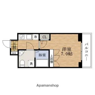 大阪府大阪市中央区南久宝寺町3丁目【マンション】の間取り