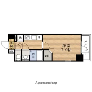 大阪府大阪市中央区南船場1丁目【マンション】の間取り