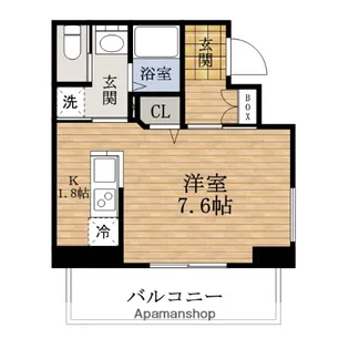 大阪府大阪市中央区南船場1丁目【マンション】の間取り