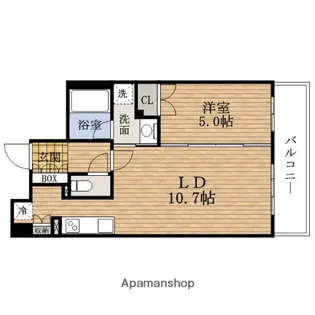 大阪府大阪市中央区久太郎町1丁目【マンション】の間取り