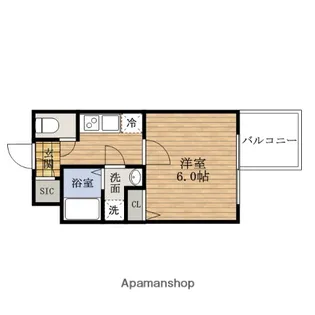 大阪府大阪市西区立売堀3丁目【マンション】の間取り