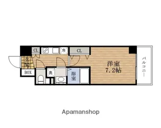 大阪府大阪市中央区南船場2丁目【マンション】の間取り