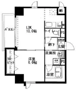 プライマリィK【8階】の間取り