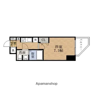 大阪府大阪市中央区糸屋町1丁目【マンション】の間取り