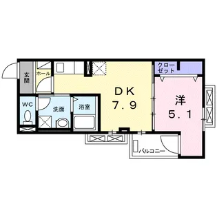 ウィン あんりゅう【2階】の間取り