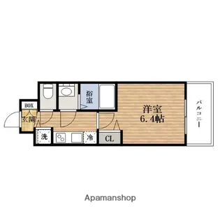 大阪府大阪市西区九条3丁目【マンション】の間取り