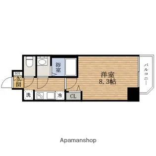 大阪府大阪市天王寺区生玉町【マンション】の間取り