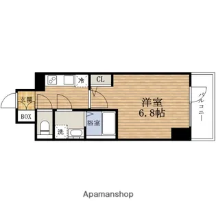 大阪府大阪市浪速区幸町2丁目【マンション】の間取り