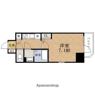 大阪府大阪市浪速区幸町2丁目【マンション】の間取り