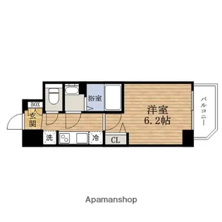 大阪府大阪市中央区玉造2丁目【マンション】の間取り