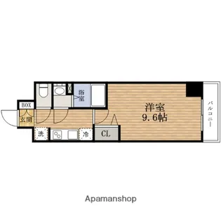 大阪府大阪市浪速区塩草3丁目【マンション】の間取り