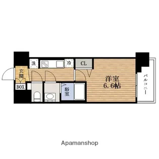大阪府大阪市浪速区敷津西2丁目【マンション】の間取り