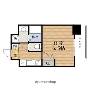 大阪府大阪市浪速区恵美須西1丁目【マンション】の間取り