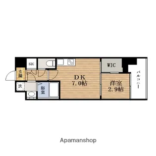 大阪府大阪市浪速区敷津西2丁目【マンション】の間取り