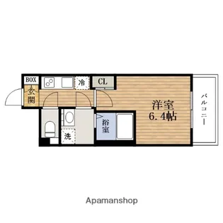 大阪府大阪市中央区安堂寺町1丁目【マンション】の間取り