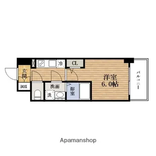 大阪府大阪市大正区千島1丁目【マンション】の間取り