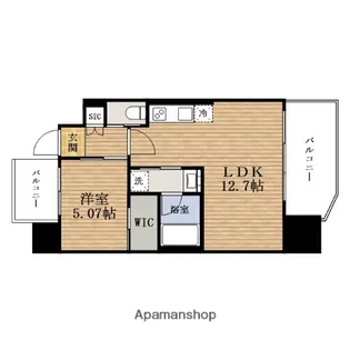 大阪府大阪市大正区泉尾1丁目【マンション】の間取り