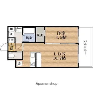 大阪府大阪市大正区泉尾1丁目【マンション】の間取り