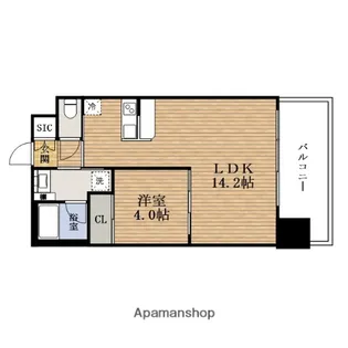 大阪府大阪市大正区泉尾1丁目【マンション】の間取り