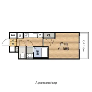 プレサンス朝潮橋ベイ・ブリーズ【0205号室】の間取り