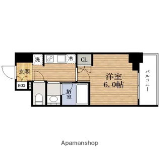 大阪府大阪市西区西本町2丁目【マンション】の間取り