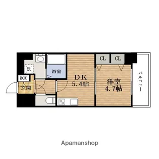 大阪府大阪市浪速区日本橋東3丁目【マンション】の間取り