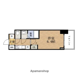 大阪府大阪市西区西本町1丁目【マンション】の間取り