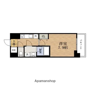 大阪府大阪市天王寺区生玉町【マンション】の間取り